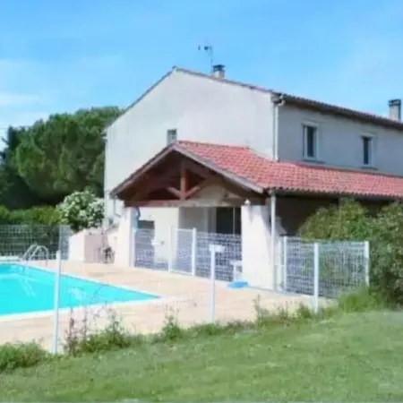 Grande Maison, Piscine Et Poele A Bois , A Soual